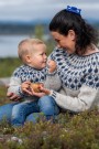 Blåbærgenser mini Sisu Knitwear Lettlopi thumbnail