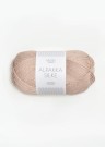 2209 Franky genser Alpakka Silke Lys beige (nedenfra og opp) Strikkepakke thumbnail