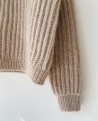 September Sweater Peer Gynt edition Lys beige Strikkepakke PetiteKnit thumbnail