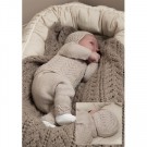 2132-6 Myrtel-jakke, kyse og tights hentesett Strikkepakke Viking Garn thumbnail