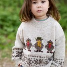 Rauma Garn Flåklypa genser (oppskrift) papir thumbnail