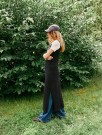 2507-2b Emerson dress Alpakka silke og alpakka følgetråd Svart thumbnail