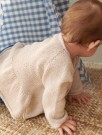 2407-7 Dina peplum cardigan baby (oppskrift)  thumbnail