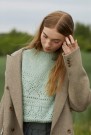 418-3 Mynte genser Finull og Alpaca Silk Lys mintgrønn thumbnail
