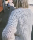 September Sweater | Petite Knit | Tynn Silk Mohair hvit | Strikkepakke thumbnail