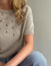 LeKnit Clover Tee Line Lys beige thumbnail