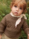 2413-1a Guernsey Sweater baby Double Sunday eikenøtt thumbnail
