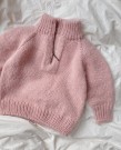 Zipper Sweater Junior Oppskrift PetiteKnit thumbnail
