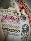 Ingrid tilpasset bunader med blomsterbroderier Bunadstrikk  thumbnail