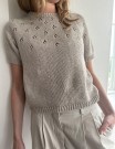 LeKnit Clover Tee Line Lys beige thumbnail