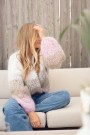 CP21-13 Crocus jakke FNUGG Pastell Strikkepakke Camilla Pihl thumbnail