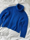 Hazel Sweater Peer Gynt Jolly Blue Strikkepakke thumbnail