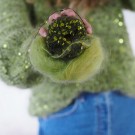 Holiday Sweater Bella og Cosmo olive thumbnail