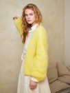 2402-1 Facile cardigan Ballerina Chunky mohair Lemon thumbnail