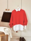 2308-5a Debutant sweater Tynn Silk mohair POPPY thumbnail