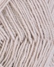 3-tråds strikkegarn Lys beige - 460 thumbnail