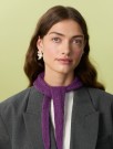 2607-1 Miu Pointelle Scarf (oppskrift) papir thumbnail