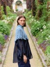 2606-15 Flowerfield Poncho (oppskrift) Sandnes Garn thumbnail