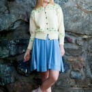 243 Damejakke Finull natur bringebær thumbnail