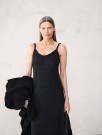 2507-2b Emerson dress Alpakka silke og alpakka følgetråd Svart thumbnail