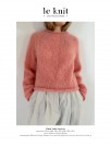 Plain Yoke Sweater Strikkepakke Ballerina Chunky mohair  thumbnail