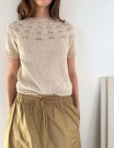 LeKnit Noomi Tee Line Almond Strikkepakke thumbnail
