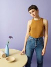 342-1 Agathe topp | Petunia Villhonning | Strikkepakke Witre Design | Rauma Garn thumbnail