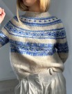 LeKnit Porcelain Yoke Sweater (oppskrift)  thumbnail