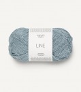 2104-8 Snøklokkegenser LINE Isblå Strikkepakke thumbnail