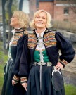 Heidi tilpasset vestfoldbunadene Svart Bunadstrikk  thumbnail