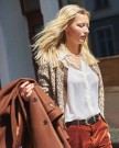 T72-12 Bøvertun damekofte Alpakka Eikenøtt Sandnes Garn thumbnail