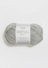 BABYULL LANETT LYS GRÅMELERT 1022 thumbnail