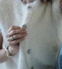 Fuzzy vest (oppskrift) papir Tove Lindtein thumbnail