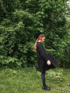 2210-11 Malou kjole Sunday og Tynn Silk Mohair Svart Strikkepakke thumbnail