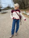 PetiteKnit Cross Sweater dame Peer Gynt thumbnail