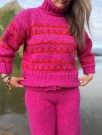 440-5 Gloria sett Sweater og bukse (oppskrift) Rauma Garn  thumbnail