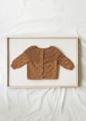 1915-1 Kløverjakke Tynn Merinoull Mørk karri Strikkepakke thumbnail
