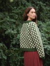 2511-2 Christmas tree sweater dame Fritidsgarn  thumbnail