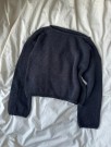 PetiteKnit Sevilla Blouse Line og Tynn Line Svart thumbnail