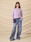 2602-4 Lyra Sweater Ballerina Chunky mohair Lavender thumbnail