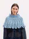 2606-15 Flowerfield Poncho (oppskrift) Sandnes Garn thumbnail