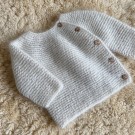 Indiblomst Fagerborg omslagsjakke Chunky 21m/10cm (oppskrift) thumbnail