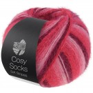 Lana Grossa Cosy Socks Soft Stripes 105 bordeaux thumbnail