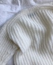 September Sweater | Petite Knit | Tynn Silk Mohair hvit | Strikkepakke thumbnail