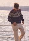 T68-6 Marius med raglan herre Peer Gynt Strikkepakke thumbnail
