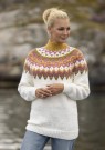 2329-1c Kraft genser Viking Wool Hvit og gul thumbnail