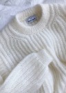 September Sweater | Petite Knit | Tynn Silk Mohair hvit | Strikkepakke thumbnail