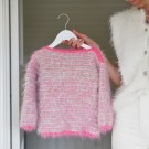 Fuzzy Sweater barn Strikkepakke BASTA thumbnail