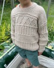 Ingrid Sweater Junior Strikkepakke Peer Gynt Marsipan thumbnail