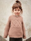 2203-10 Guernsey genser barn Double Sunday KAMÈ og Tynn Silk Mohair Strikkepakke thumbnail